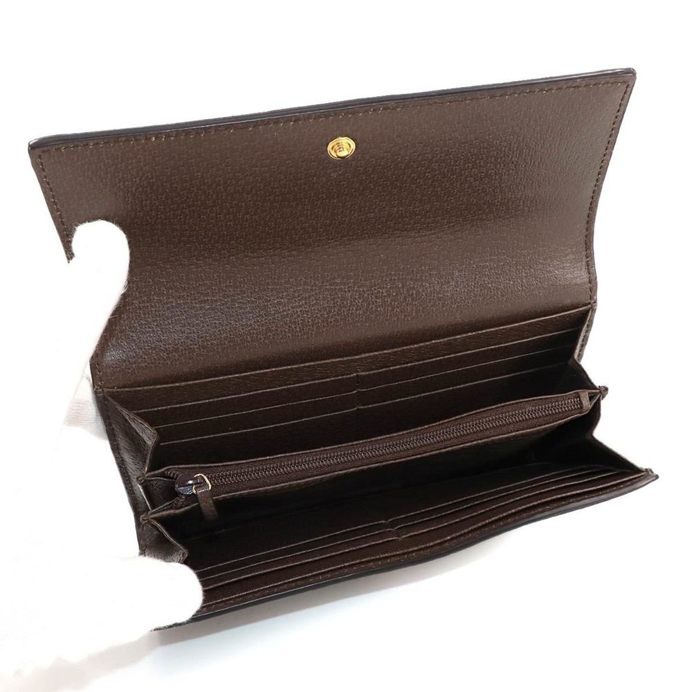 GUCCI Ophidia GG Continental Wallet Bi-fold Long Supreme Beige Brown 735430 - Picture 6 of 9